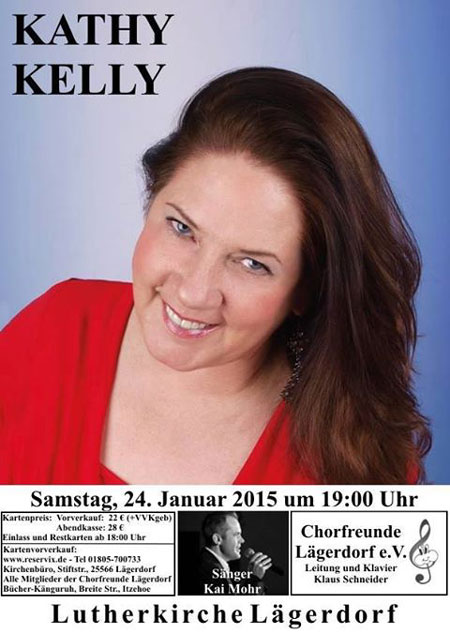 Kathy Kelly 2015 wieder live in Lägerdorf bei Itzehoe