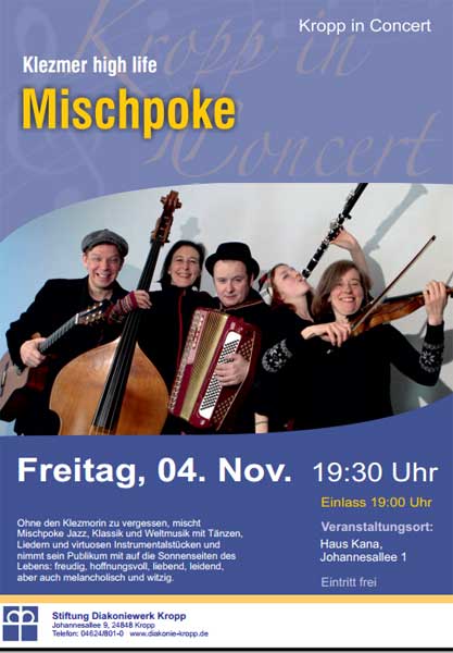 Kropp in Concert am 4. November