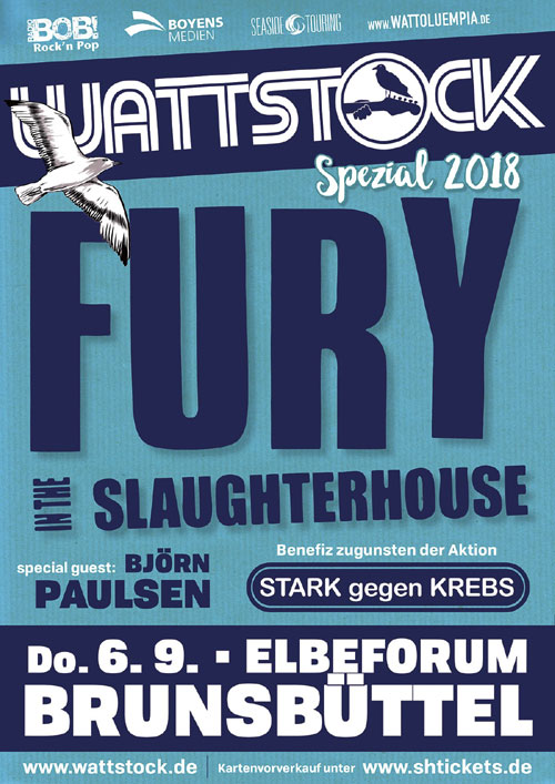 Fury live in Brunsbüttel: Erfolgsband unterstützt Initiative „Stark gegen Krebs“