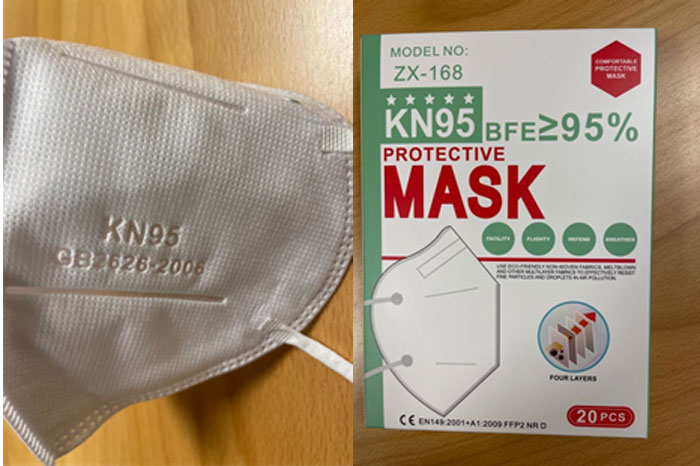 Hinweis auf Qualitätsmangel bei bestimmten KN95 Masken – diese sollten nicht eingesetzt werden