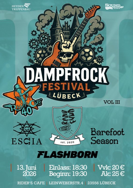 DAMPFROCK FESITVAL III ESCIA & RockFock &Flashborn & Bearfoot Season