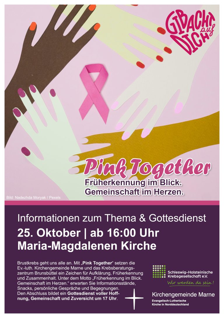 Pink Together in Marne – gemeinsam ein Zeichen gegen Brustkrebs setzen